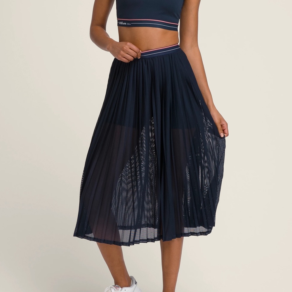 NWT WILSON MESH LIMITLESS MIDI SKIRT